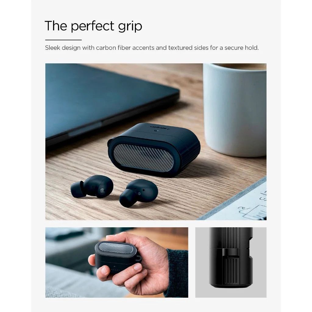 Spigen Rugged Armor case for Sony WF-1000XM6 Matte Black Spigen Rugged Armor case for Sony WF-1000XM6 Matte Black