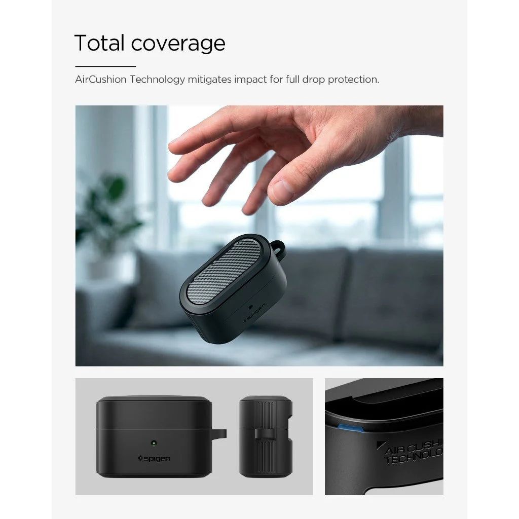 Spigen Rugged Armor case for Sony WF-1000XM6 Matte Black Spigen Rugged Armor case for Sony WF-1000XM6 Matte Black