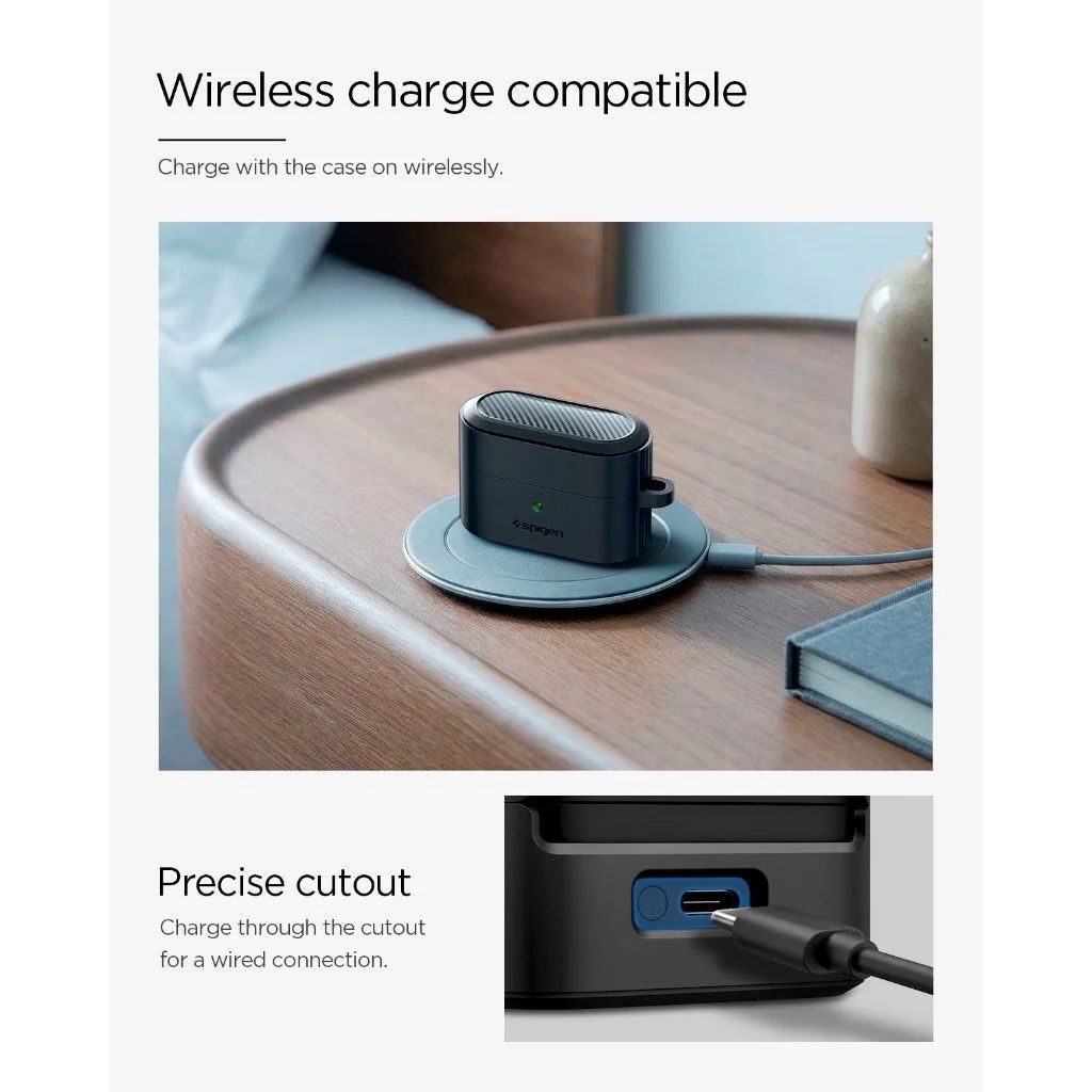 Spigen Rugged Armor case for Sony WF-1000XM6 Matte Black Spigen Rugged Armor case for Sony WF-1000XM6 Matte Black
