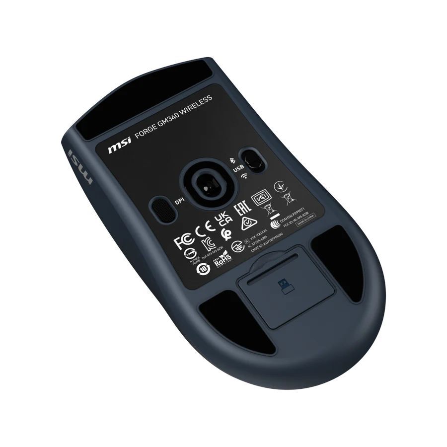Msi Forge GM340 Gaming Wireless Bluetooth Mouse Navy Msi Forge GM340 Gaming Wireless Bluetooth Mouse Navy