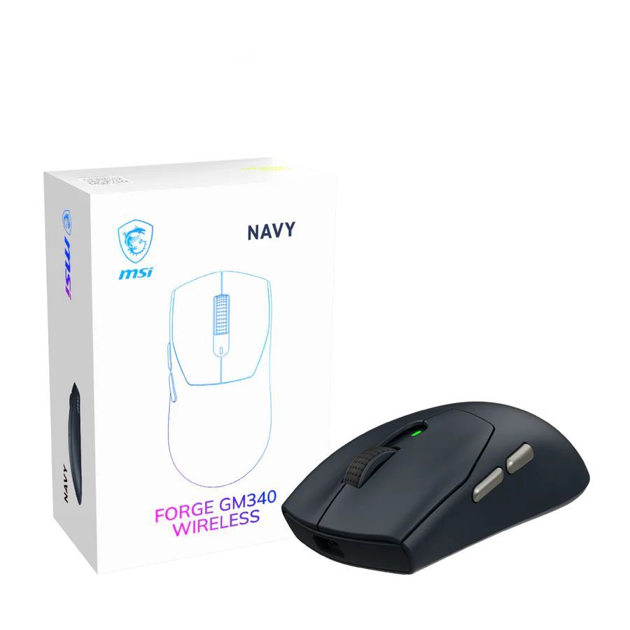 Msi Forge GM340 Gaming Wireless Bluetooth Mouse Navy Msi Forge GM340 Gaming Wireless Bluetooth Mouse Navy