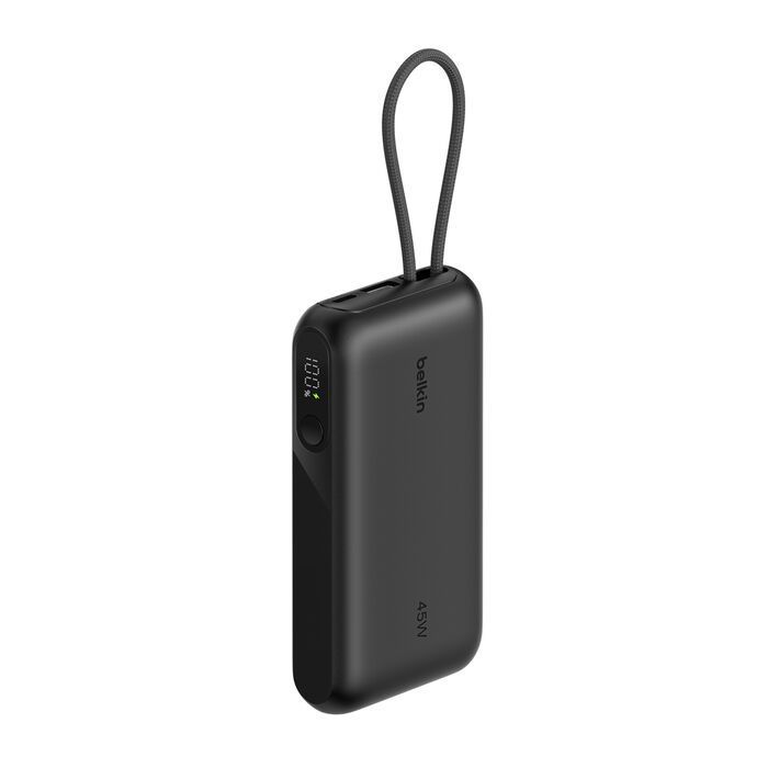 Belkin UltraCharge with Integrated Cable and Display 10000mAh Powerbank Black