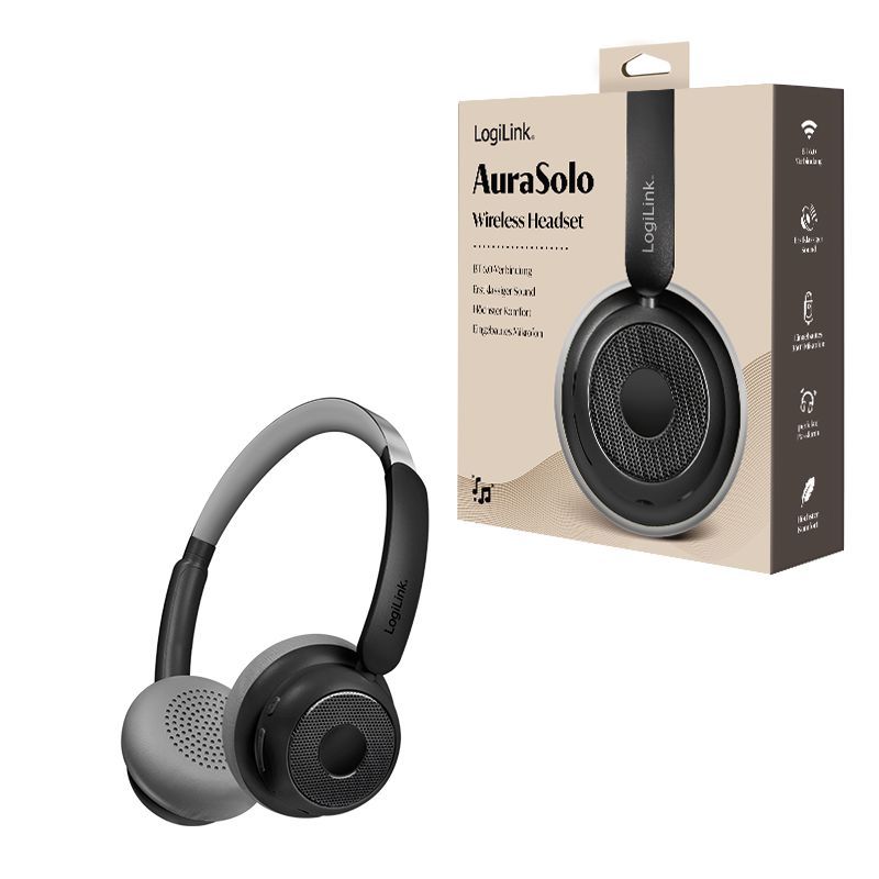 Logilink AuraSolo Headset Bluetooth Headset Black Logilink AuraSolo Headset Bluetooth Headset Black