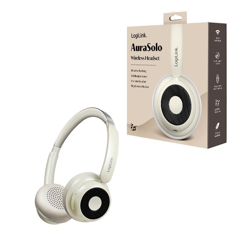 Logilink AuraSolo Headset Bluetooth Headset Brown Logilink AuraSolo Headset Bluetooth Headset Brown