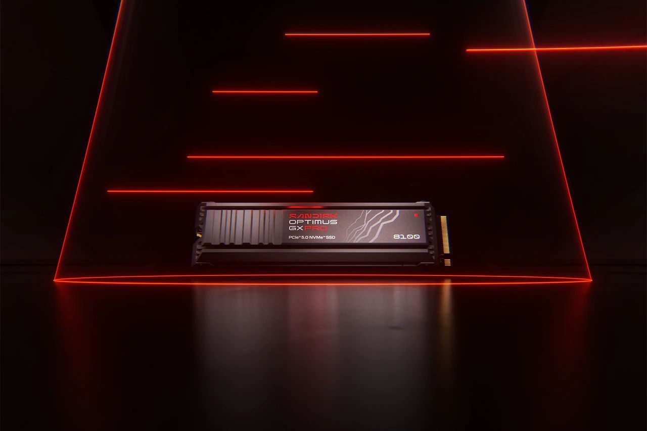 Sandisk 2TB M.2 2280 NVMe Optimus GX Pro 8100 with Heatsink Sandisk 2TB M.2 2280 NVMe Optimus GX Pro 8100 with Heatsink