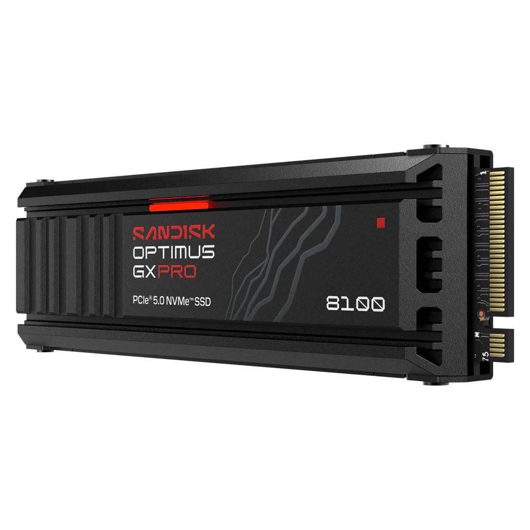 Sandisk 1TB M.2 2280 NVMe Optimus GX Pro 8100 with Heatsink Sandisk 1TB M.2 2280 NVMe Optimus GX Pro 8100 with Heatsink