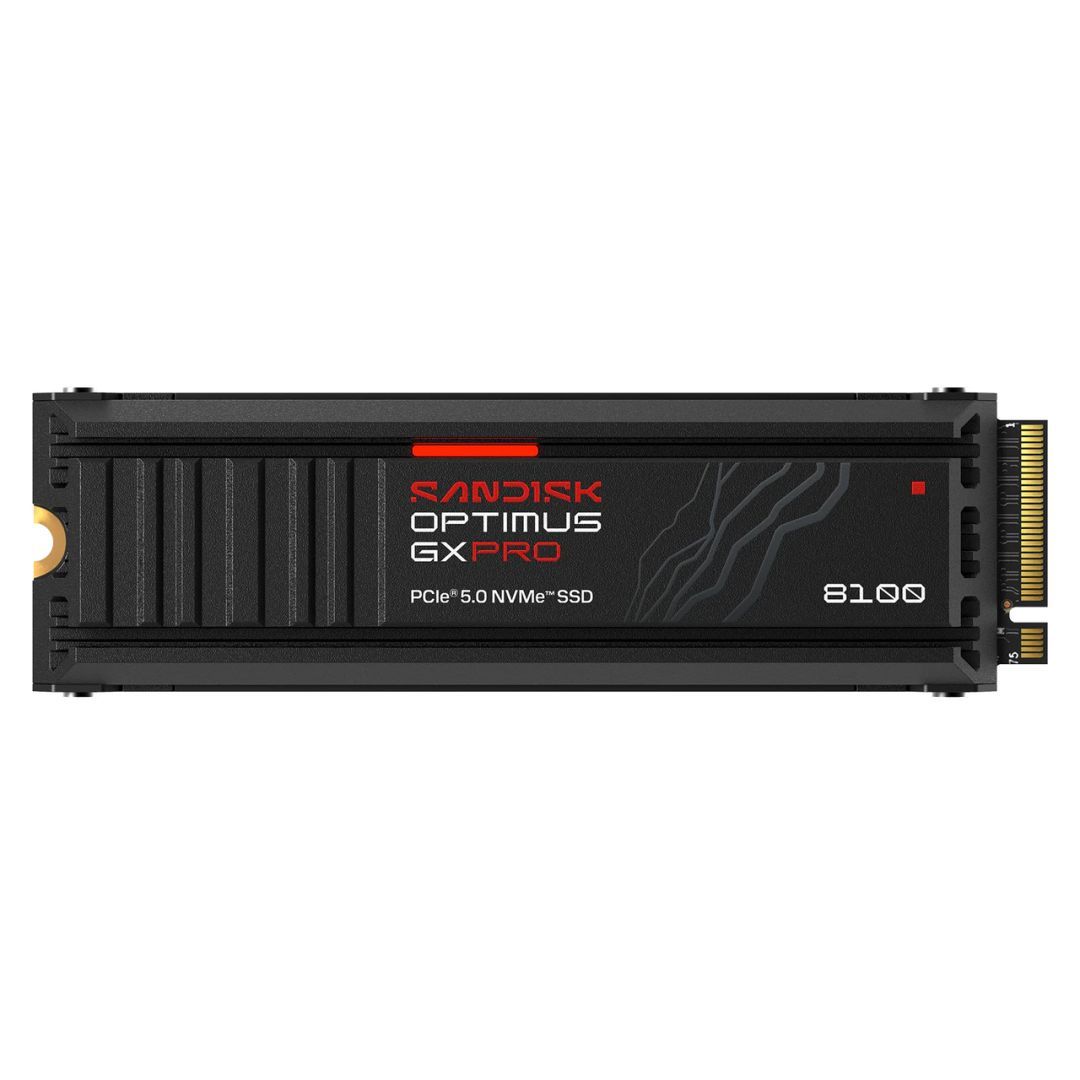 Sandisk 1TB M.2 2280 NVMe Optimus GX Pro 8100 with Heatsink Sandisk 1TB M.2 2280 NVMe Optimus GX Pro 8100 with Heatsink