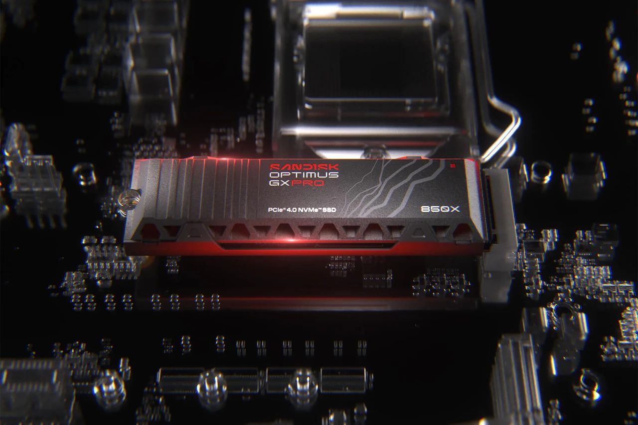 Sandisk 1TB M.2 2280 NVMe Optimus GX Pro 850X with Heatsink Sandisk 1TB M.2 2280 NVMe Optimus GX Pro 850X with Heatsink