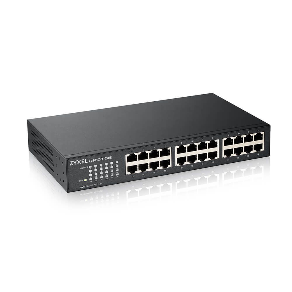 ZyXEL GS1100-24E v4 24-port Gigabit Unmanaged Switch ZyXEL GS1100-24E v4 24-port Gigabit Unmanaged Switch