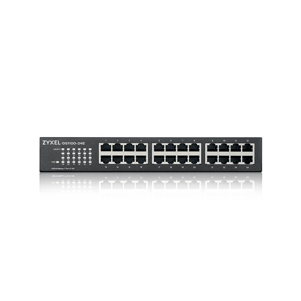 ZyXEL GS1100-24E v4 24-port Gigabit Unmanaged Switch ZyXEL GS1100-24E v4 24-port Gigabit Unmanaged Switch
