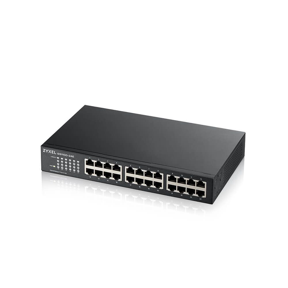 ZyXEL GS1100-24E v4 24-port Gigabit Unmanaged Switch ZyXEL GS1100-24E v4 24-port Gigabit Unmanaged Switch