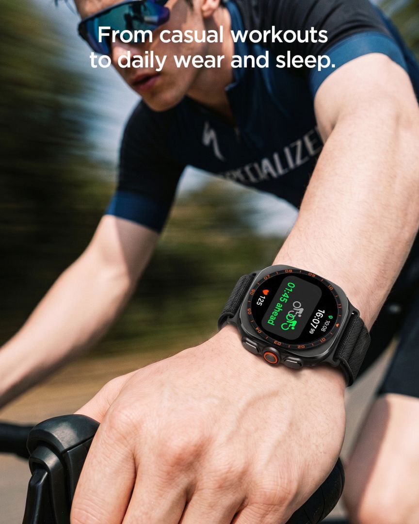 Spigen Fabric Band for Samsung Galaxy Watch Ultra 2/1 47mm Band Black Spigen Fabric Band for Samsung Galaxy Watch Ultra 2/1 47mm Band Black