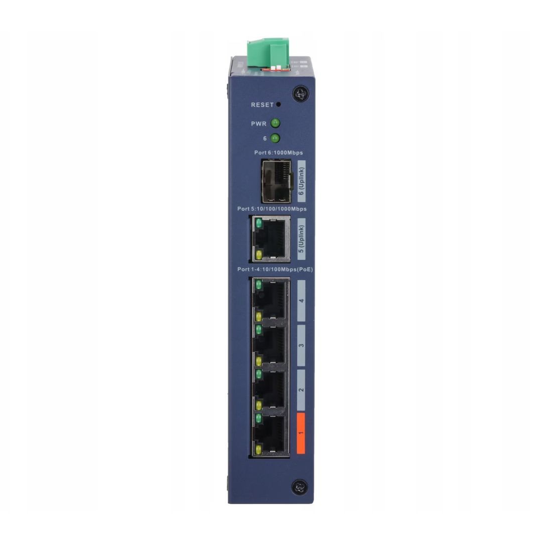 Dahua CHS4106-4ET-60 6-Port Cloud Managed Hardened Switch with 4-Port PoE