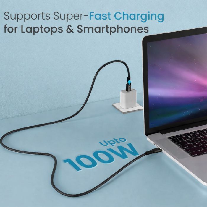 EQuip 2 in 1 USB-C to C + HDMI Cable 4K/60Hz 1m Black EQuip 2 in 1 USB-C to C + HDMI Cable 4K/60Hz 1m Black