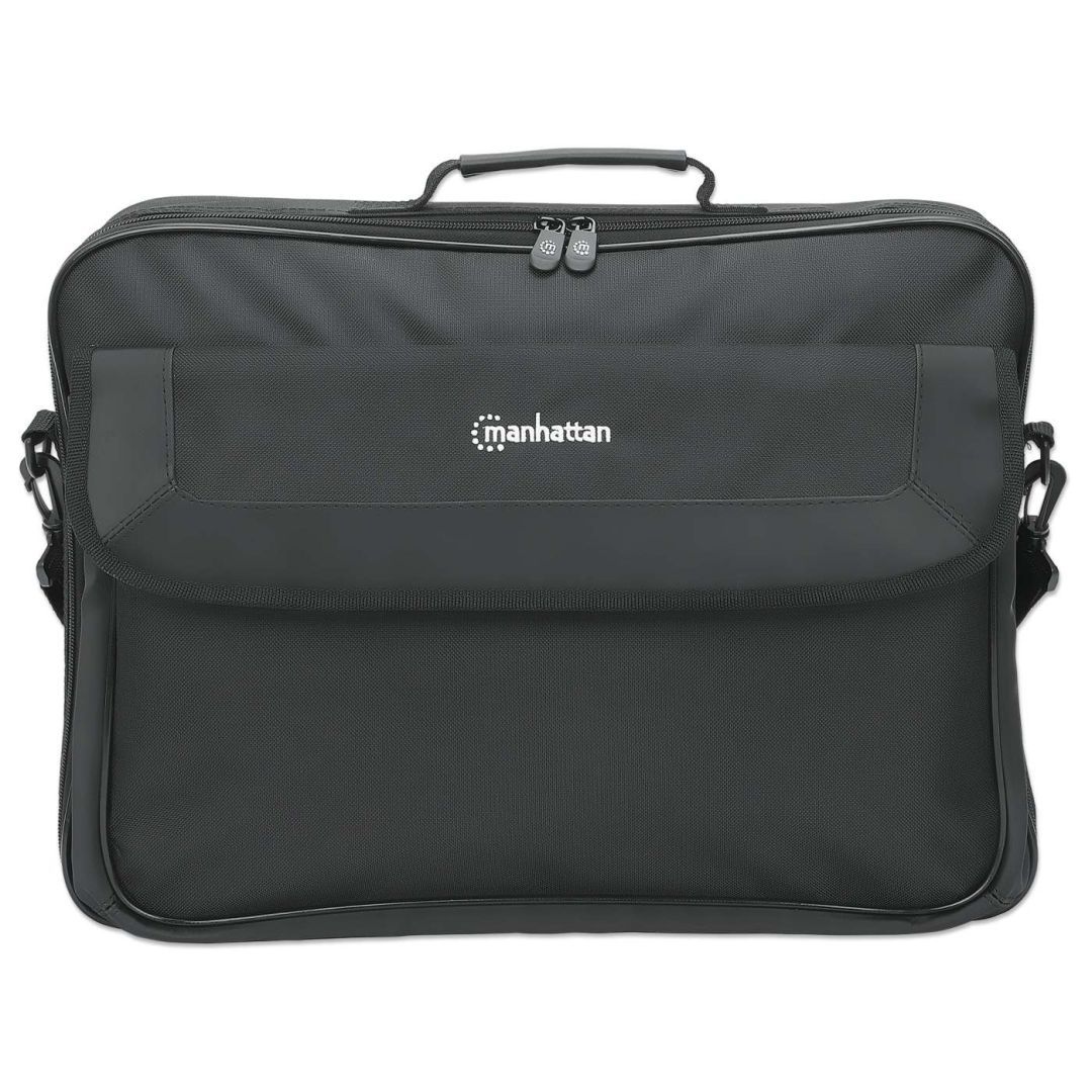 Manhattan Cambridge Clamshell Laptop Bag 17,3" Black