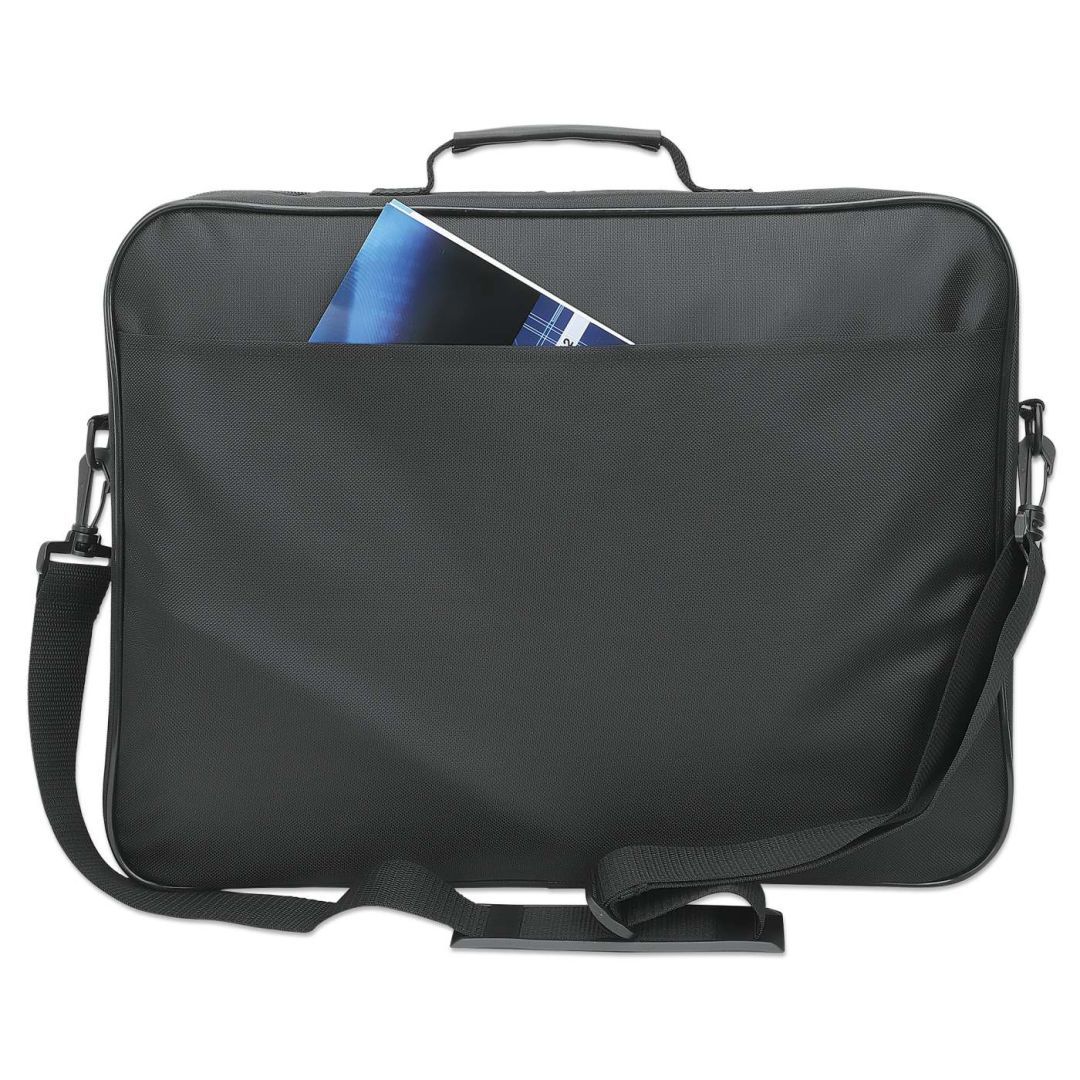 Manhattan Cambridge Clamshell Laptop Bag 17,3" Black