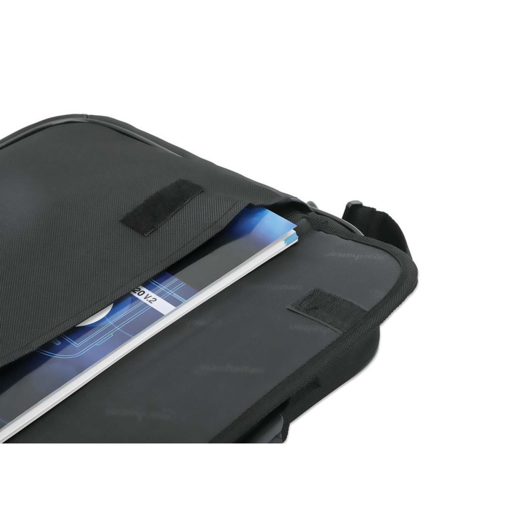 Manhattan Cambridge Clamshell Laptop Bag 17,3" Black