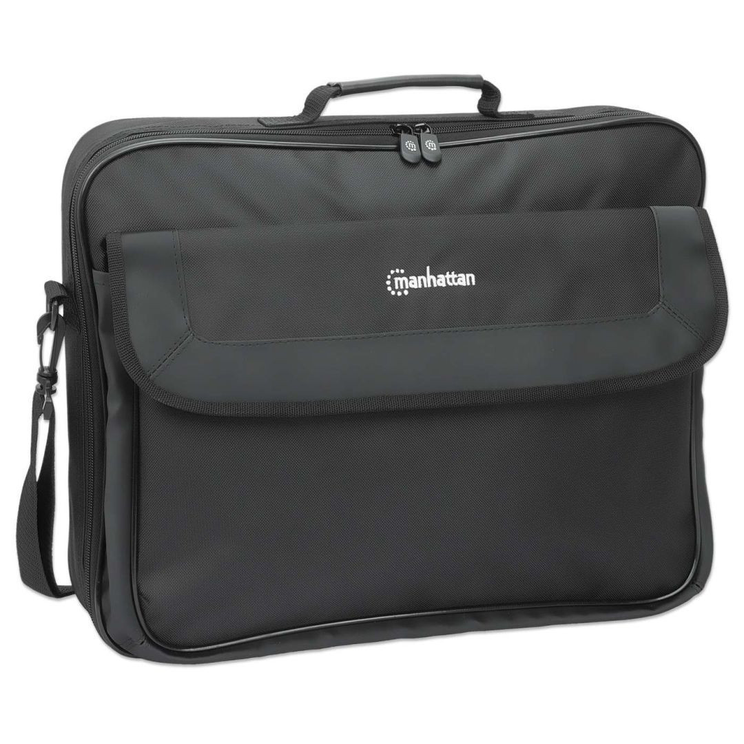 Manhattan Cambridge Clamshell Laptop Bag 17,3" Black