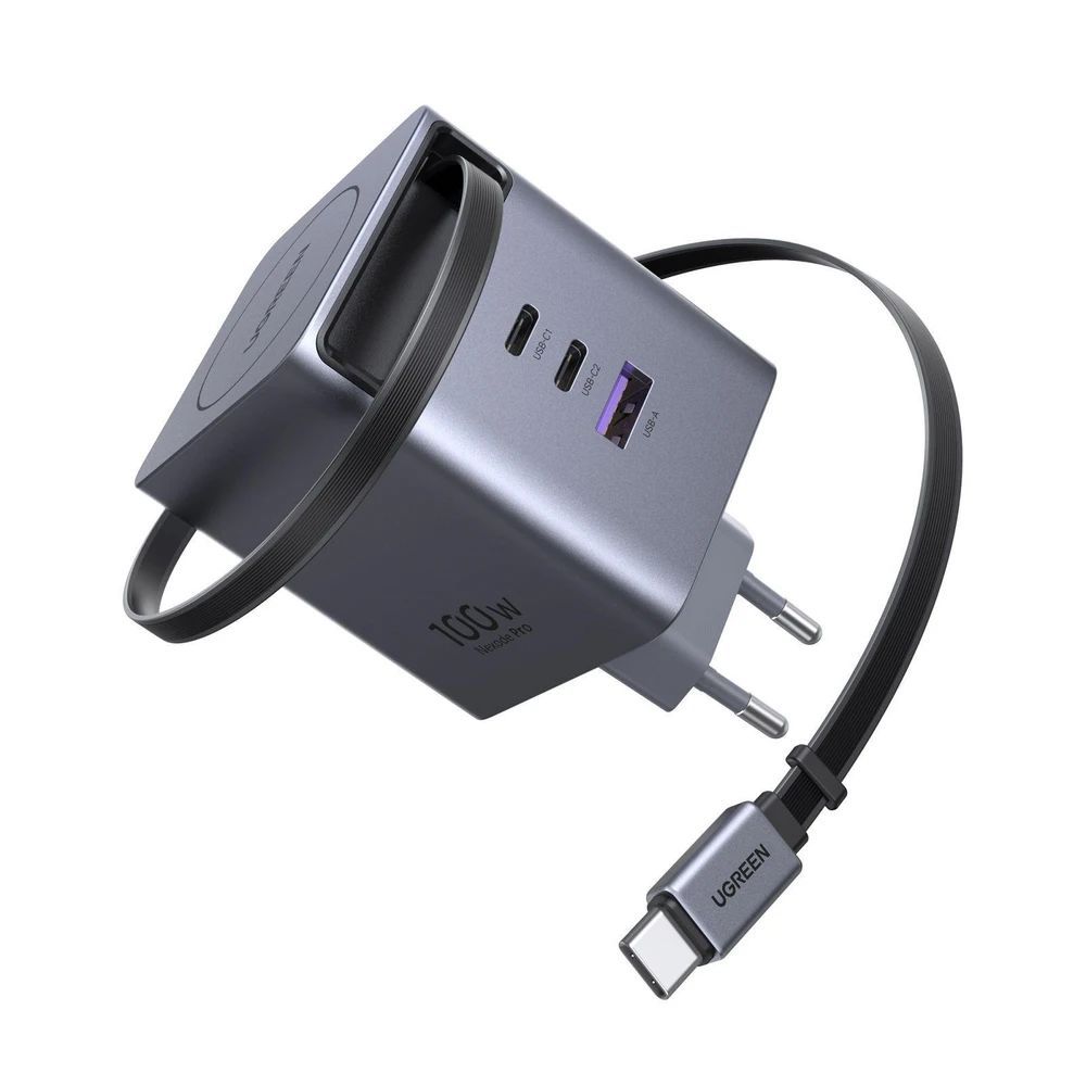 UGREEN Nexode X616 100W GaN Wall Charger Grey UGREEN Nexode X616 100W GaN Wall Charger Grey