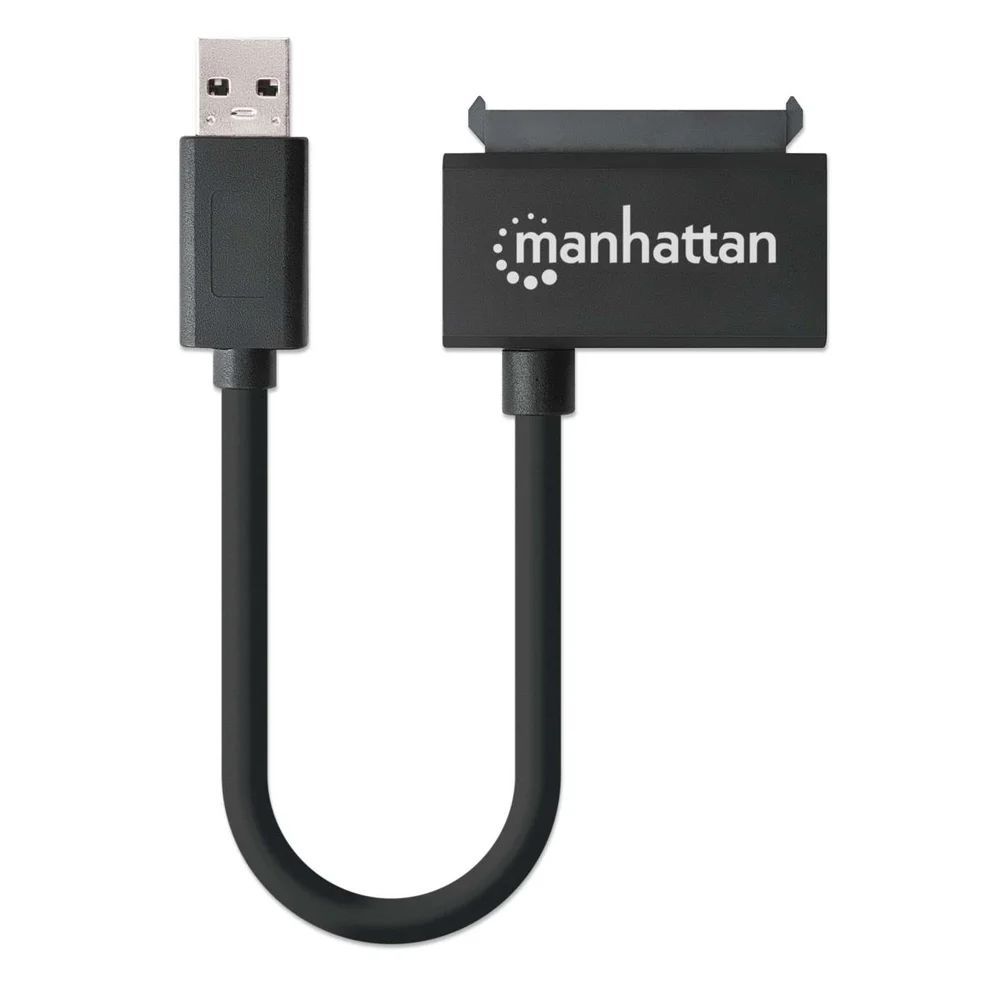 Manhattan SuperSpeed USB 3.0 to SATA Adapter Black