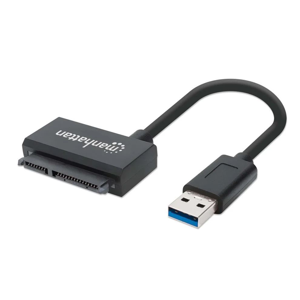 Manhattan SuperSpeed USB 3.0 to SATA Adapter Black