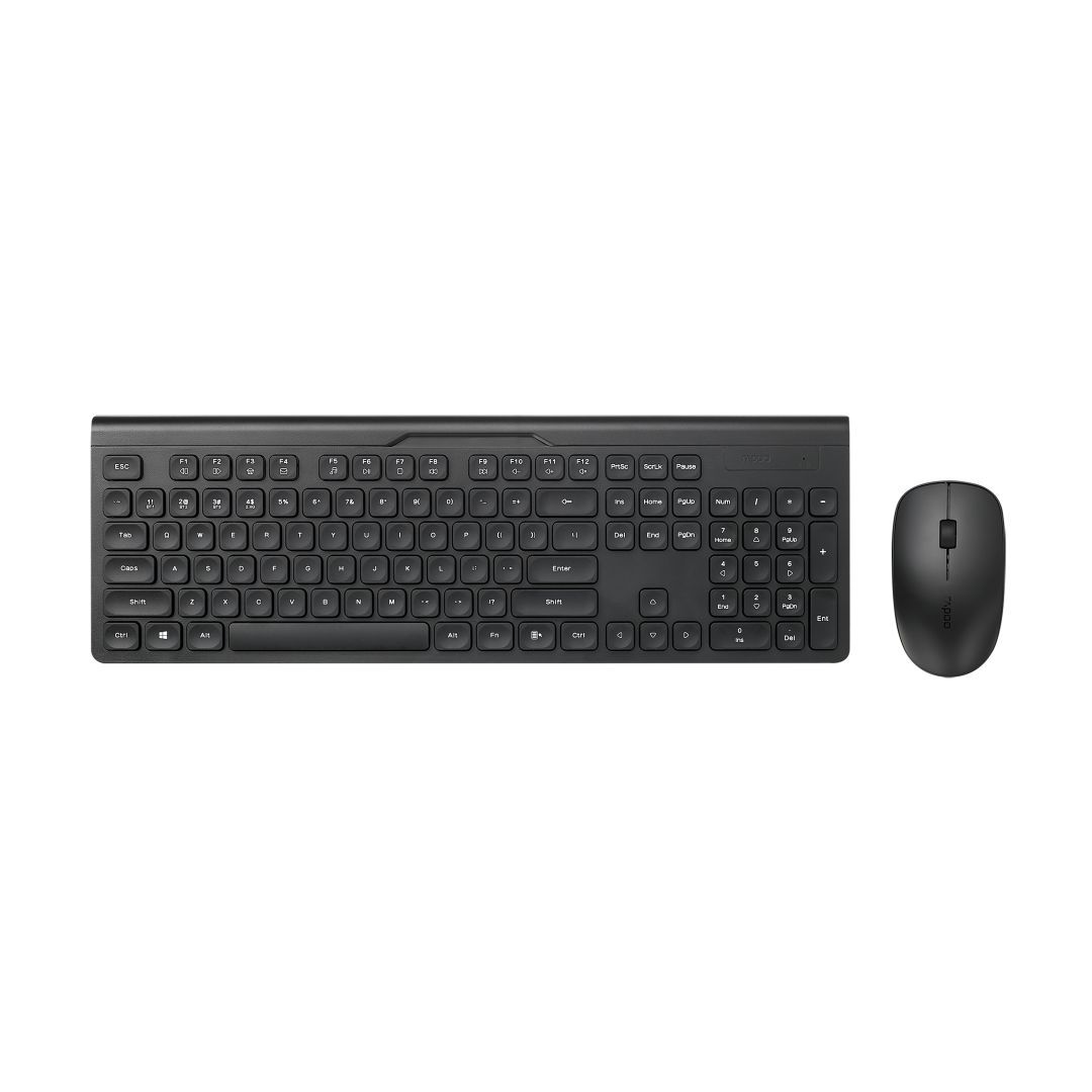 Rapoo 8065M Wireless Bluetooth Keyboard Combo Black HU