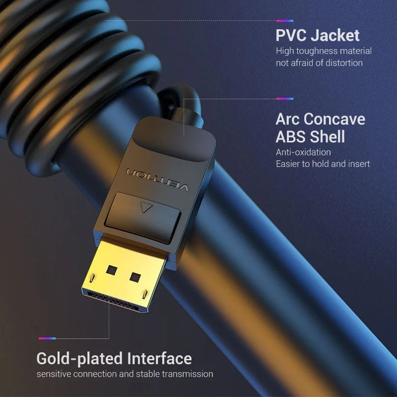 Vention Displayport cable 5m Black Vention Displayport cable 5m Black