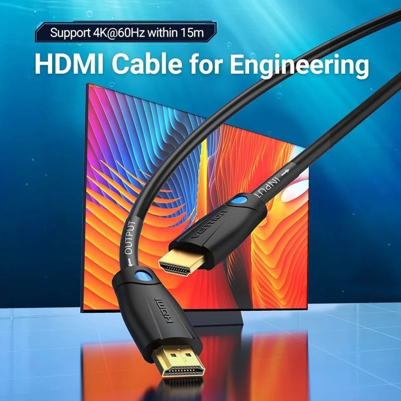 Vention HDMI to HDMI Cable 1,5m Black Vention HDMI to HDMI Cable 1,5m Black