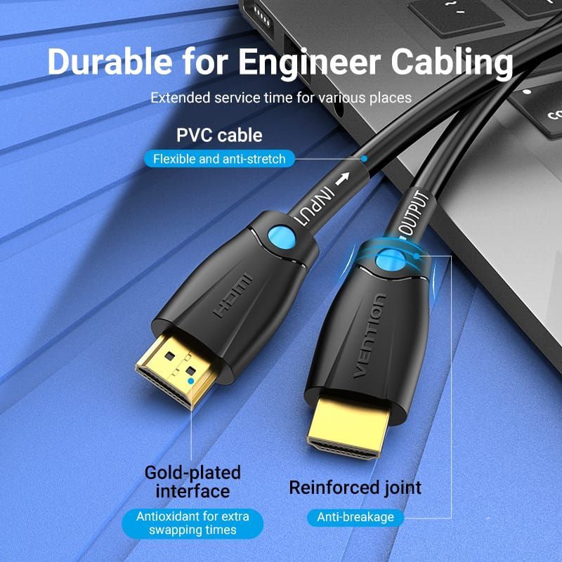 Vention HDMI to HDMI Cable 1,5m Black Vention HDMI to HDMI Cable 1,5m Black