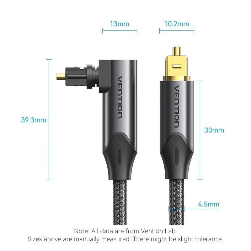 Vention Toslink optical audio cable 2m Black Vention Toslink optical audio cable 2m Black