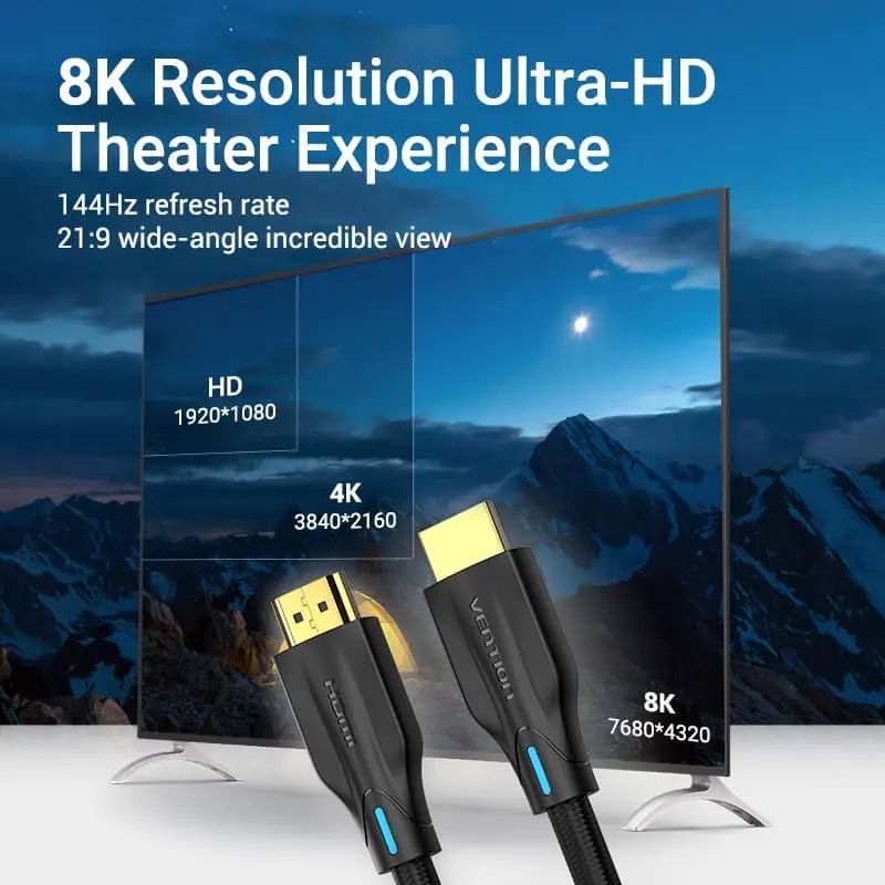Vention HDMI to HDMI Cable 1m Black Vention HDMI to HDMI Cable 1m Black