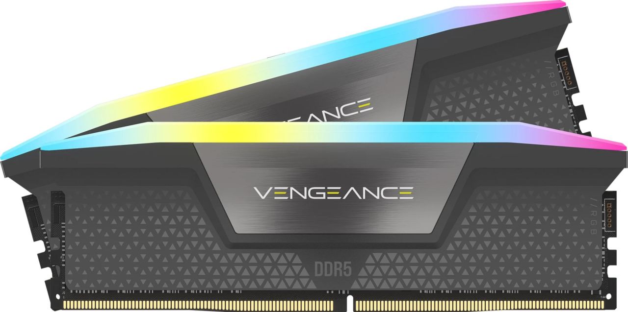 Corsair 32GB DDR5 6000MHz Kit(2x16GB) Vengeance RGB Grey Corsair 32GB DDR5 6000MHz Kit(2x16GB) Vengeance RGB Grey