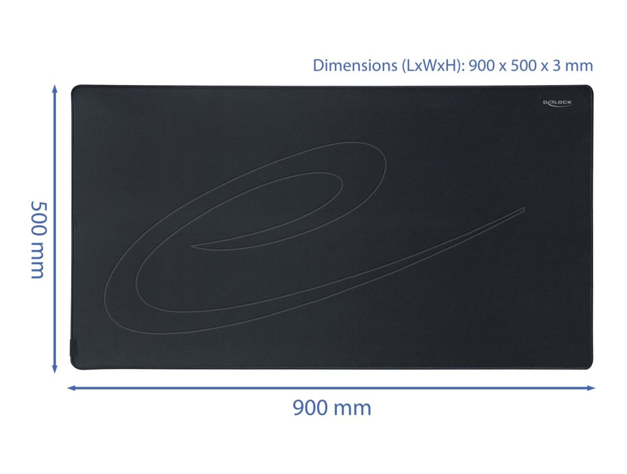 DeLock Egérpad Black DeLock Egérpad Black