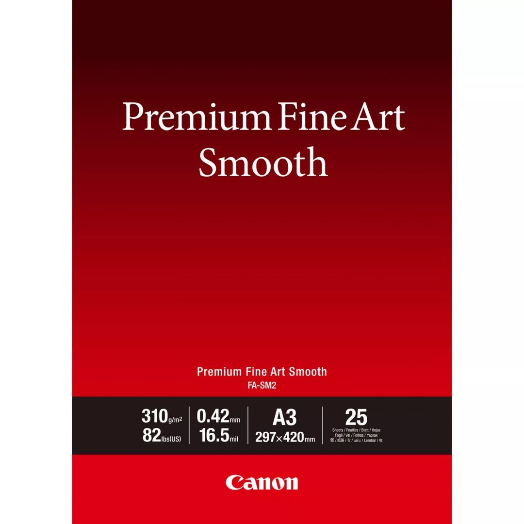 Canon FA-SM 310g A3 25db Képzőművészeti sima Fotópapír Canon FA-SM 310g A3 25db Képzőművészeti sima Fotópapír