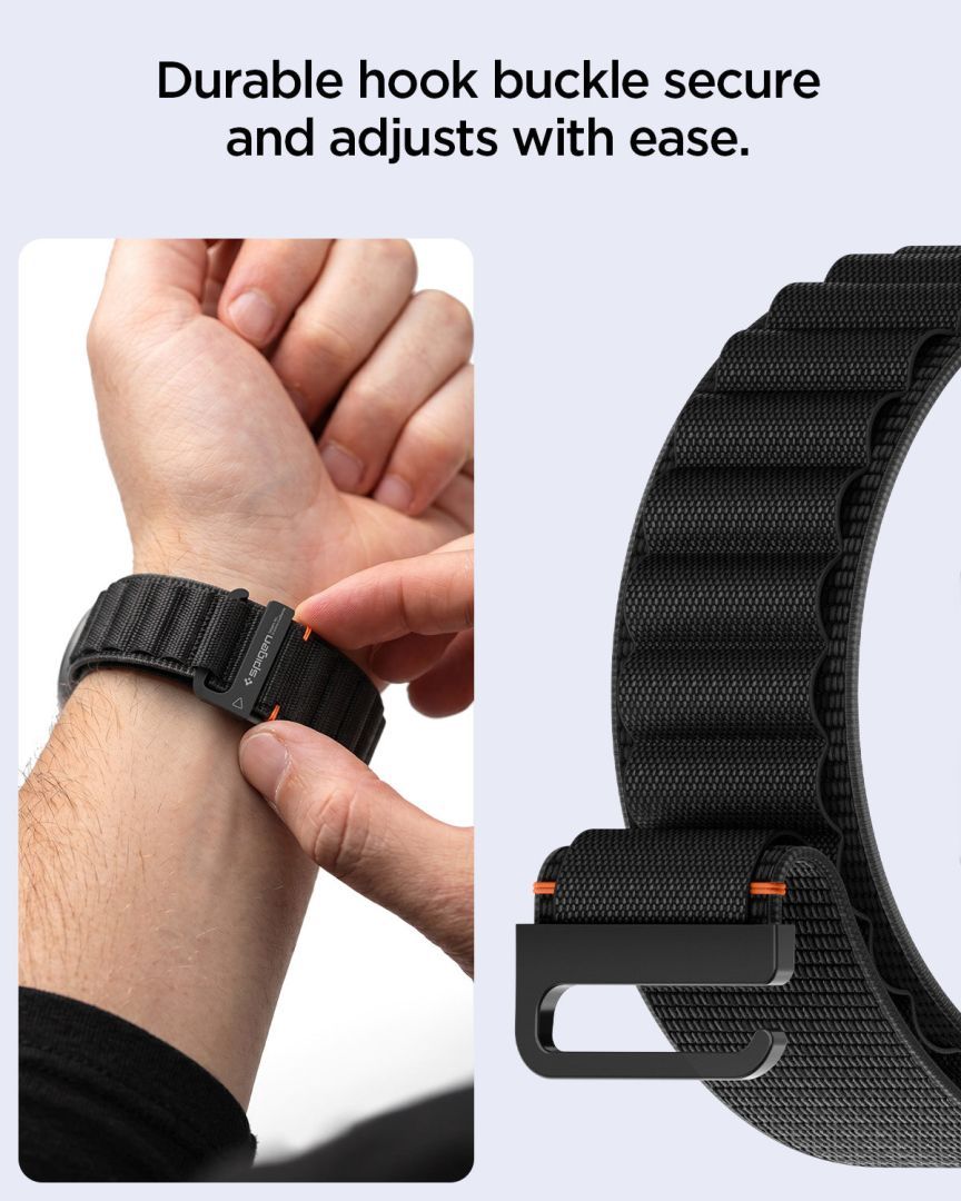 Spigen Fabric Band for Samsung Galaxy Watch 9/8 46mm/44mm/40mm Spigen Fabric Band for Samsung Galaxy Watch 9/8 46mm/44mm/40mm