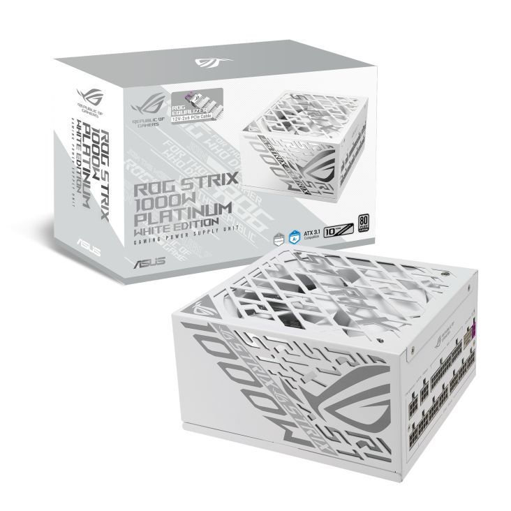 Asus 1000W 80+ Platinum ROG STRIX Equalizer White Edition Asus 1000W 80+ Platinum ROG STRIX Equalizer White Edition