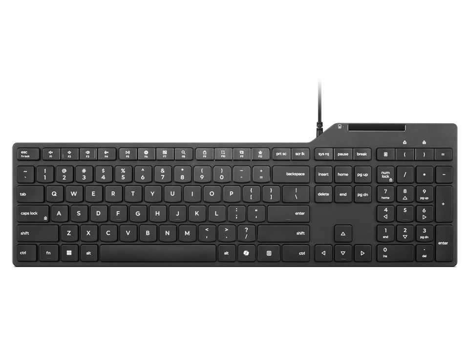 Lenovo 5000 Smartcard Wired Keyboard Black HU Lenovo 5000 Smartcard Wired Keyboard Black HU