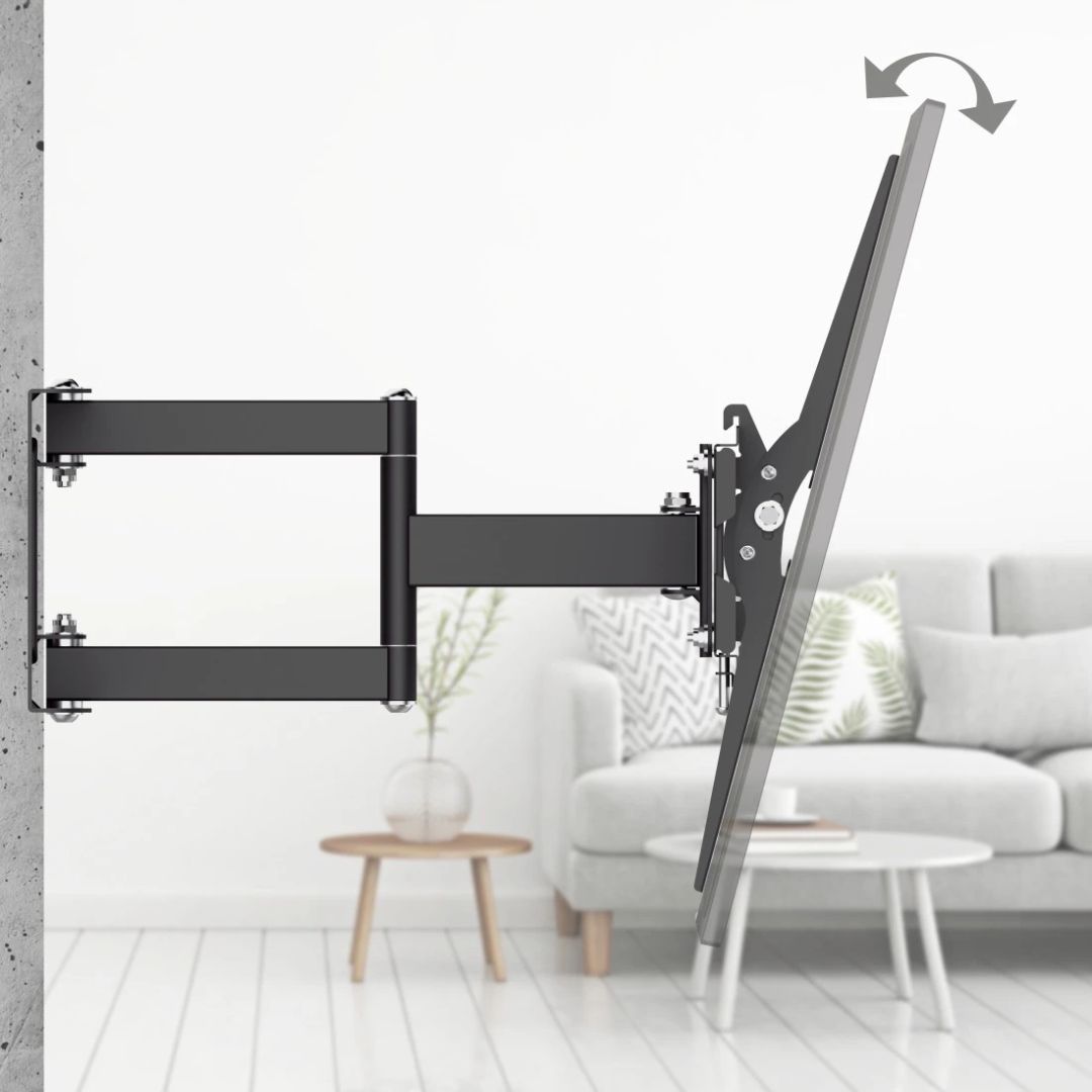 Hama FullMotion TV Wall Bracket 400x400 191cm (75") Black Hama FullMotion TV Wall Bracket 400x400 191cm (75") Black