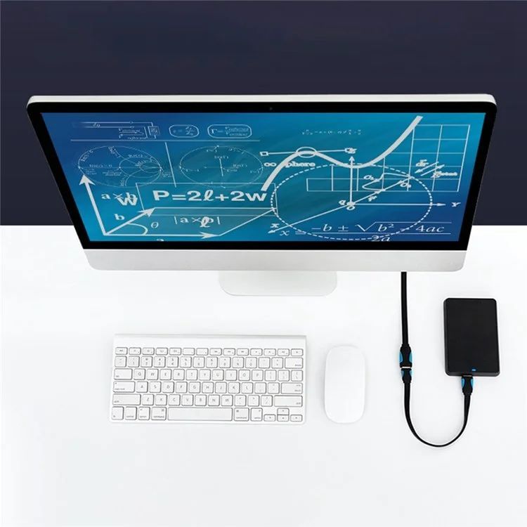 Vention USB-A 2.0/M to USB-A 2.0/F cable 0,5m Black