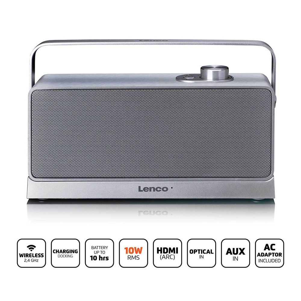 Lenco WTVS-100SI Silver