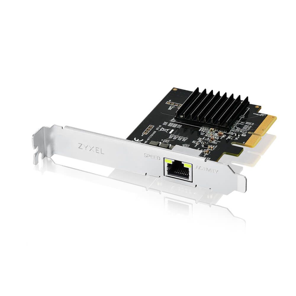 ZyXEL XGN100Cv3 10G Network Adapter PCIe Card with Single RJ-45 Port ZyXEL XGN100Cv3 10G Network Adapter PCIe Card with Single RJ-45 Port