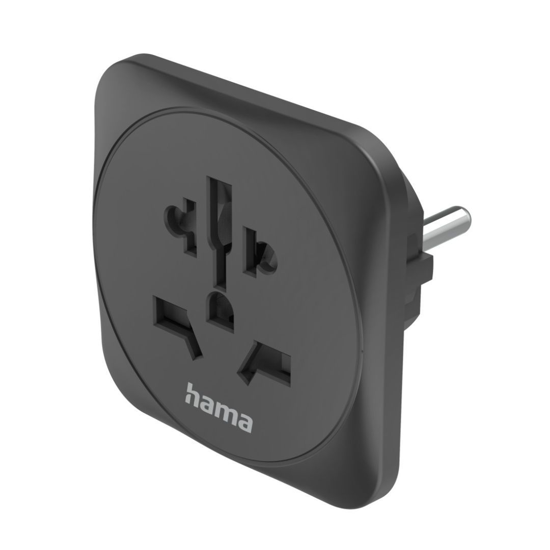 Hama EU átalakító utazó adapter Black Hama EU átalakító utazó adapter Black