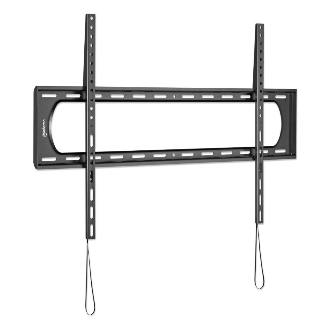 Manhattan Heavy-Duty Low-Profile Large-Screen Fixed TV Wall Mount 60-120" Black Manhattan Heavy-Duty Low-Profile Large-Screen Fixed TV Wall Mount 60-120" Black