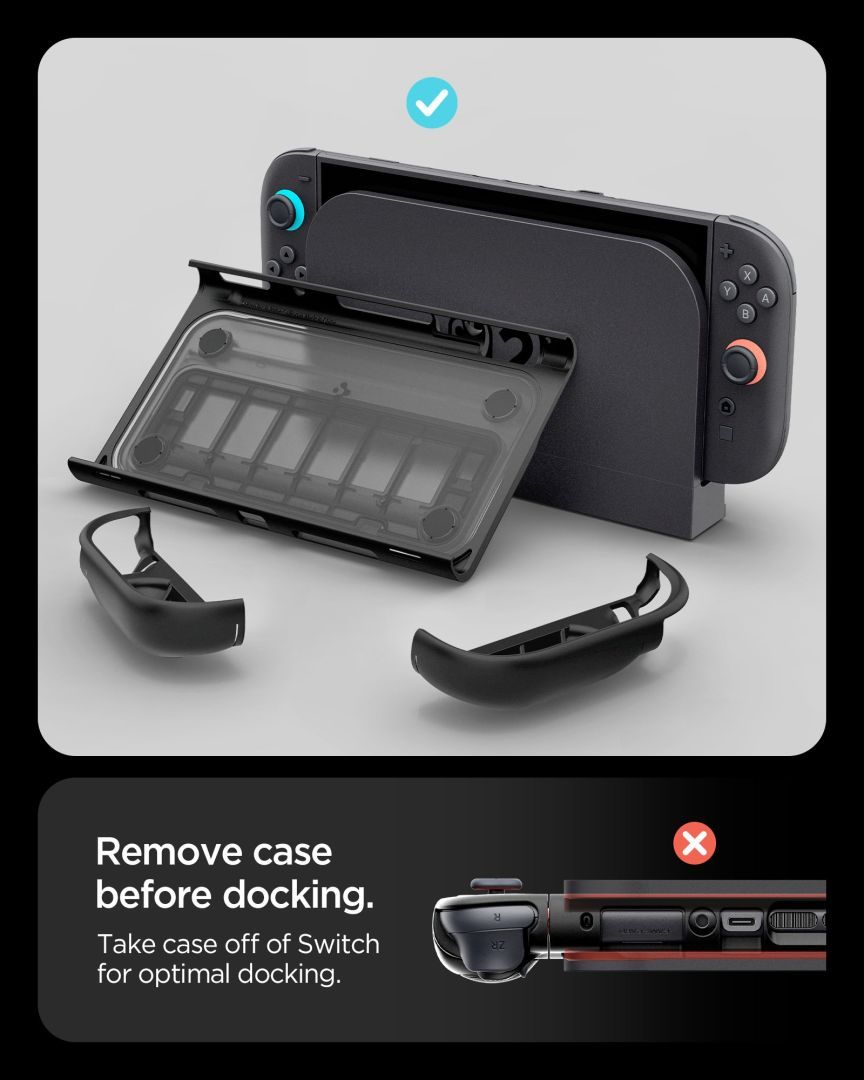 Spigen Snap Switch 2 case for Nintendo Switch 2 Black