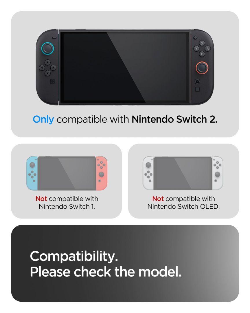 Spigen Thin Fit 360 for Nintendo Switch 2 Frost Black
