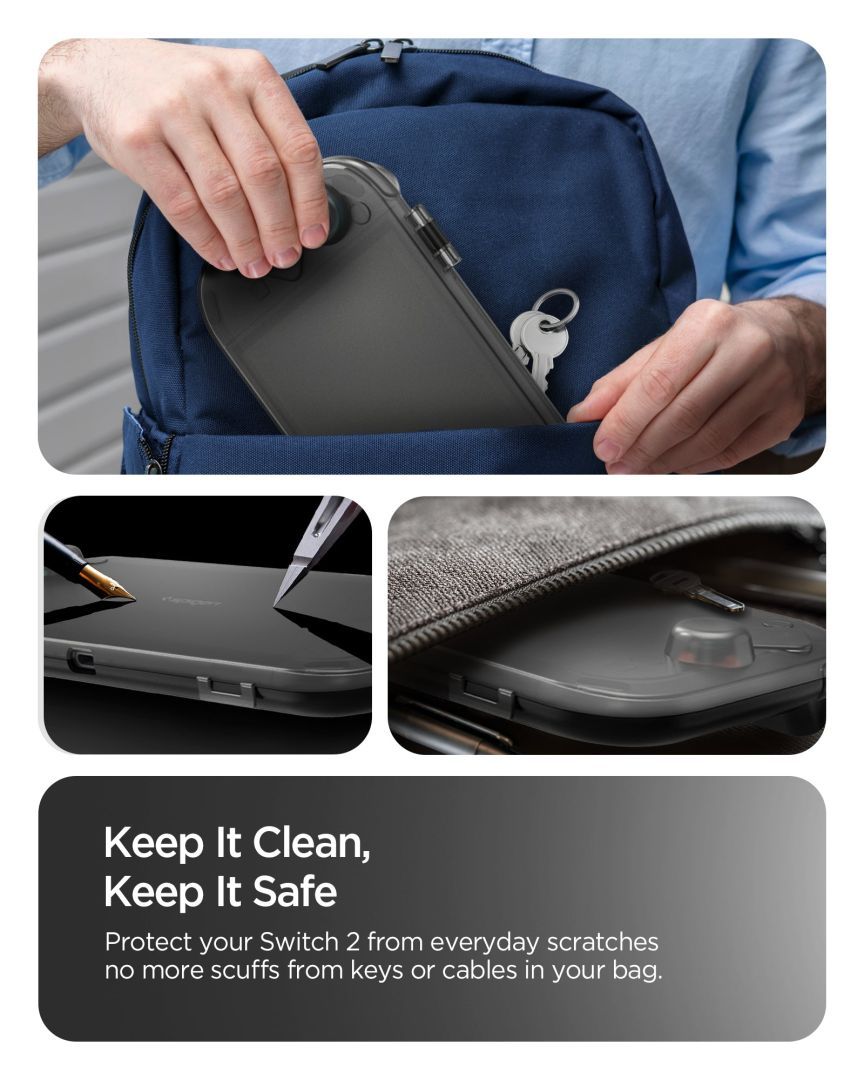 Spigen Thin Fit 360 for Nintendo Switch 2 Frost Black