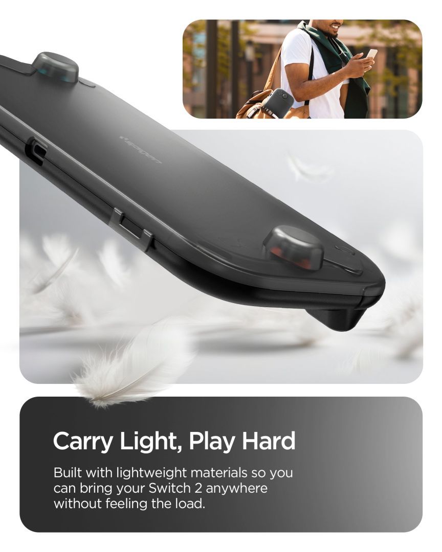 Spigen Thin Fit 360 for Nintendo Switch 2 Frost Black
