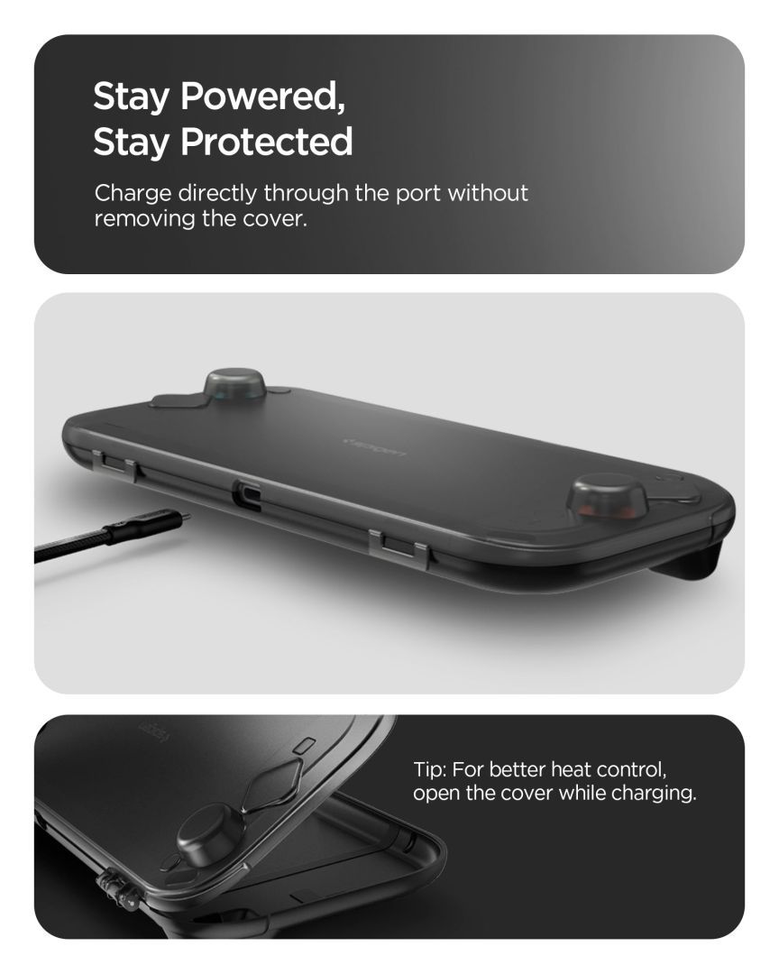 Spigen Thin Fit 360 for Nintendo Switch 2 Frost Black