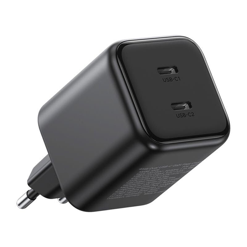 UGREEN Dual Network charger 45W 2x USB-C PD 3.0 GaN Black UGREEN Dual Network charger 45W 2x USB-C PD 3.0 GaN Black
