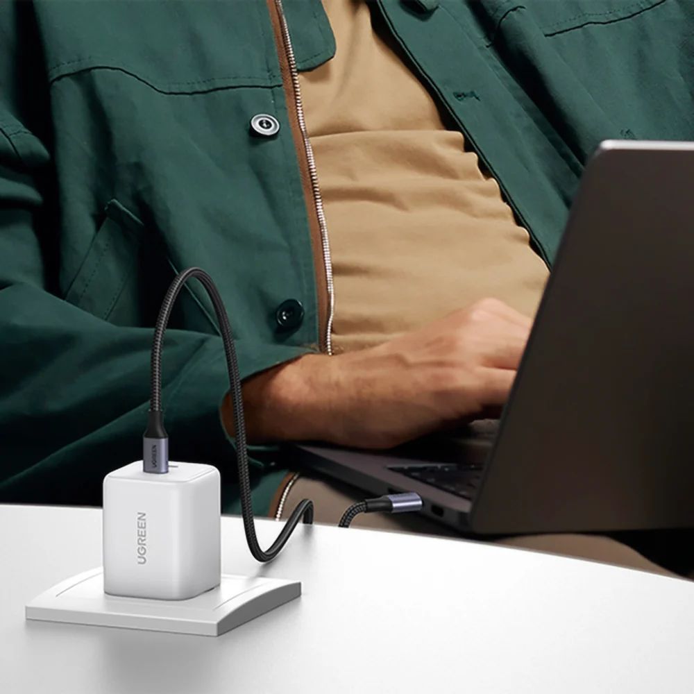 UGREEN Dual Network charger 45W 2x USB-C PD 3.0 GaN White UGREEN Dual Network charger 45W 2x USB-C PD 3.0 GaN White